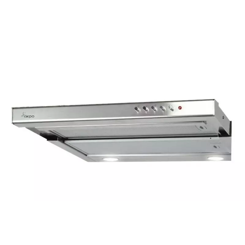 Akpo WK-7 Light 60 tvaika nosūcējs, daļēji iebūvējams (izvelkams), nerūsējošais tērauds