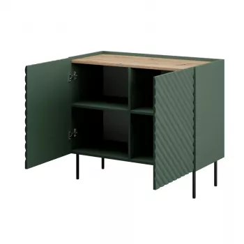 2D kumode ONDA 98x45xH85 zaļš