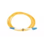 Optiskais patchcord Extralink LC/UPC - LC/UPC Single Mode G.652D, 3 mm, 2 m