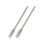 EFB-Elektronik RJ45 Patch vads Cat.6 U/UTP PVC CCA Pelēks 3m (K8100GR.3)
