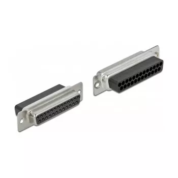 DeLOCK 66834 D-Sub 25 sievišķais crimp adapteris uz 2 x RJ45 sievišķo