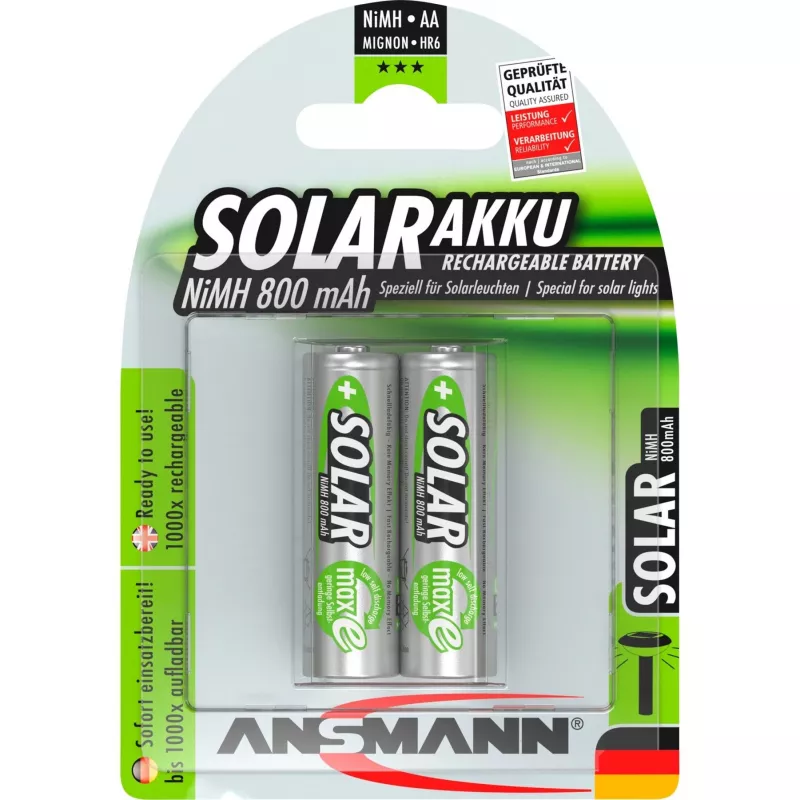 Ansmann 5035513 uzlādējama baterija AA 1.2V 800mAh NiMH (2 gab.)