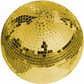 Disco Bumba EUROLITE 30 cm zelta spoguļbumba (modelis 50120035)