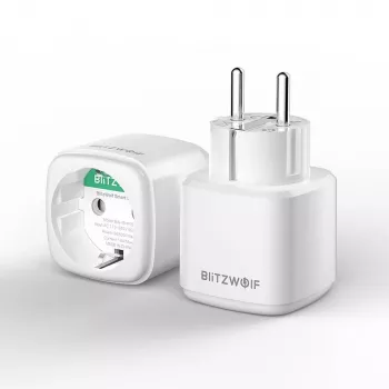 BlitzWolf BW-SHP15 ZigBee 3680W – iebūvējama viedā kontaktligzda
