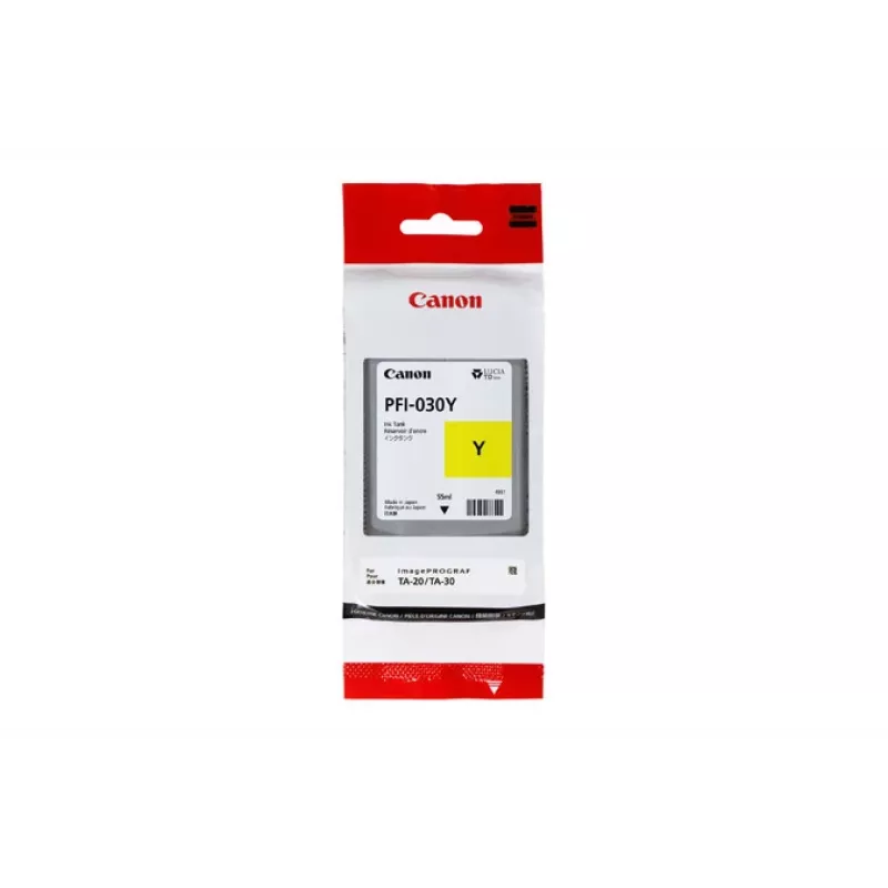 Canon PFI-030Y oriģinālā dzeltenā tintes kasetne 1 gab.