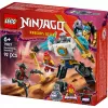 LEGO NINJAGO komplekts 71827 Zane kaujas tērpa mehs, 92 gabali, 2 minifigūras, augstums 100 mm, vecums 6+