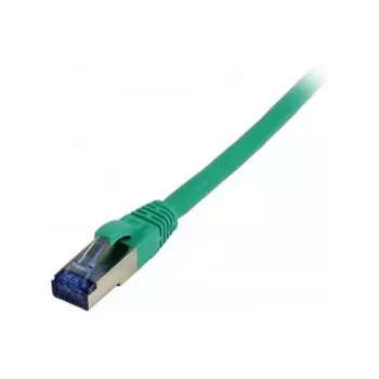 Patch kabelis RJ45 CAT6A 500MHz 0,25m zaļš S-STP (S/FTP) TPE/LSZH Superflex AWG26 Syner