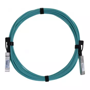 Optiskais AOC kabelis UBIQUITI UACC-AOC-SFP10-5M SFP+ uz SFP+, 10 Gbit/s, 5 m, 850 nm, PVC apvalks, akvamarīns