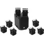 Omnitronic audio iekārtu komplekts BOB-10A ar 8x BOB-4 (modelis 20000534)