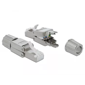 Savienotājs DeLOCK 86476 RJ-45 Pelēks
