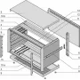 SCHROFF KomplettEnclosure, EMV-Shielded - PROPAC PRO Enclosure 3HE 84TE 266T (24576109)