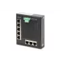 Digitus 8 Portu Gigabit Ethernet Tīkla Slēdzis, Plakans, Rūpniecisks, Nepārvaldāms