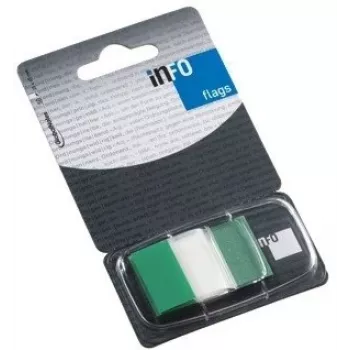 Līmīgās lapu zīmes Index Notes Nenurodyta Global Notes 0718-204 25×43 mm zaļa