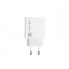 Sienas lādētājs NATEC RIBERA 12V 20W USB-C PD 3.0 + USB-A Samsung AFC Balts