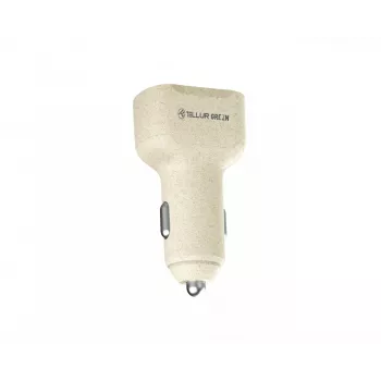 Auto lādētājs Tellur TLL151341 36W 6A PD18W QC3.0 — USB adapter ātrai uzlādei