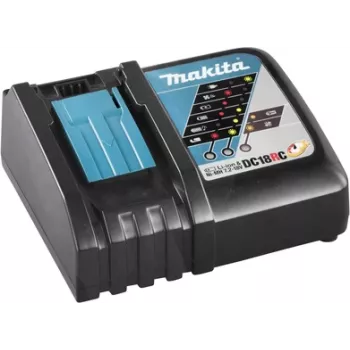 Lādētājs Makita DC18RC, modelis 195584-2 - E, saderīgs ar Makita akumulatoru blokiem