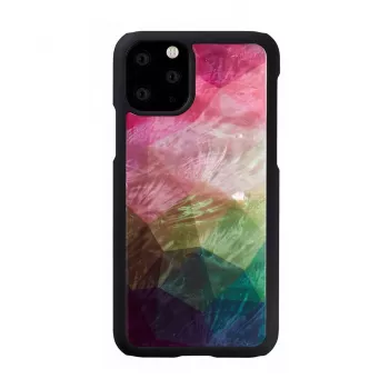 Aizsargmaciņš viedtālrunim iKins iPhone 11 Pro ar ūdensziedu rakstu, melns