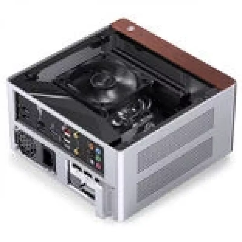 Datora korpuss Jonsbo NV10 Mini ITX - Sudrabs