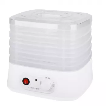 Esperanza EKD004 pārtikas žāvētājs, caurspīdīgs, balts, 250 W