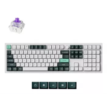 Mehāniskā tastatūra Keychron Q6 HE QMK ar Gateron Double-Rail magnētiskajiem stabilizatoriem