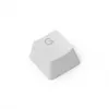Keycap komplekts GLORIOUS GMMK ABS Doubleshot V2 UK izkārtojums Balts — nomaiņas taustiņi mehāniskajām tastatūrām