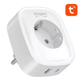 Gosund SP6 viedais kontaktdakšs ar USB-C 20W un ligzdu 16A