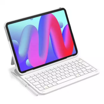 Folio tastatūras maciņš Inateck BK2007 iPad Air 11 collu (27.9 cm) — Bluetooth, QWERTZ, 250 mAh akumulators