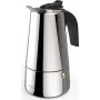 Xavax Stovetop Espresso Maker nerūsējošais tērauds 4 tasītēm, plīts virsmas kanna, iesk. indukciju, 200ml (00111274)
