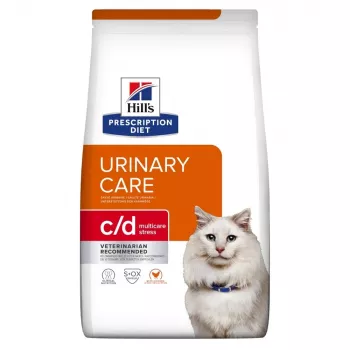 HILL'S PRESCRIPTION DIET Feline c/d Multicare Stress sausā barība kaķiem ar vistu 1,5 kg