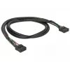 Iekšējais USB kabelis DeLOCK 82437 0.5 m, 10-pin sievišķais savienotājs