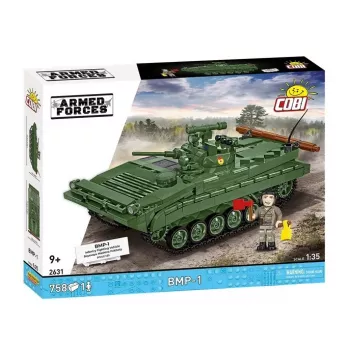 Konstruktors Cobi Blocks BMP-1 758 gabali - mēroga modeļa celtniecības klucīši
