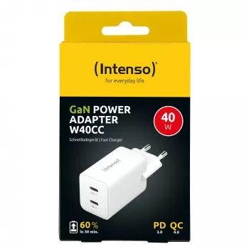 Strāvas adapteris 2xUSB-C GaN 7804012 INTENSO