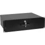 3U Rack Atvilktne ar Slēdzeni Omnitronic 30100953 — uzglabāšanas atvilktne 19 collu statīviem