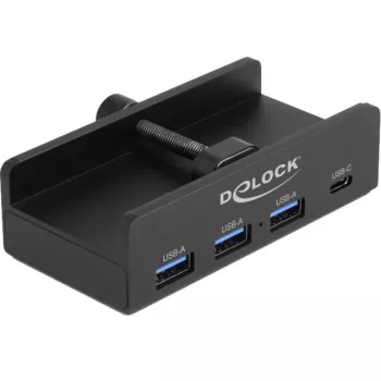 DeLOCK 64284 USB Hubs Type-A 5000 Mbit/s Melns