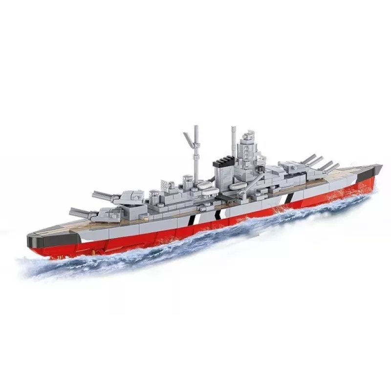 Konstruktors Cobi Kaujas kuģis Bismarck modelis, 590 gabali