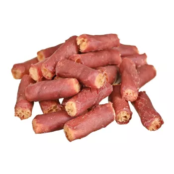Suņu kārumi PETITTO rīsu tūbiņas ar pīli 500 g
