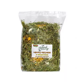 Alegia Meadow Treat ar kliņģerīti grauzējiem un trušiem 160 g — augu garšas, bez lipekļa un cukura, cietais kārums