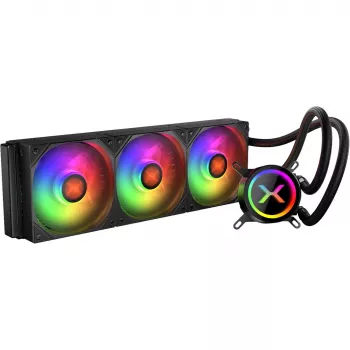 Dzesēšanas ventilatoru komplekts KRUX HydroX 360 ARGB, 360 mm radiators, ARGB apgaismojums