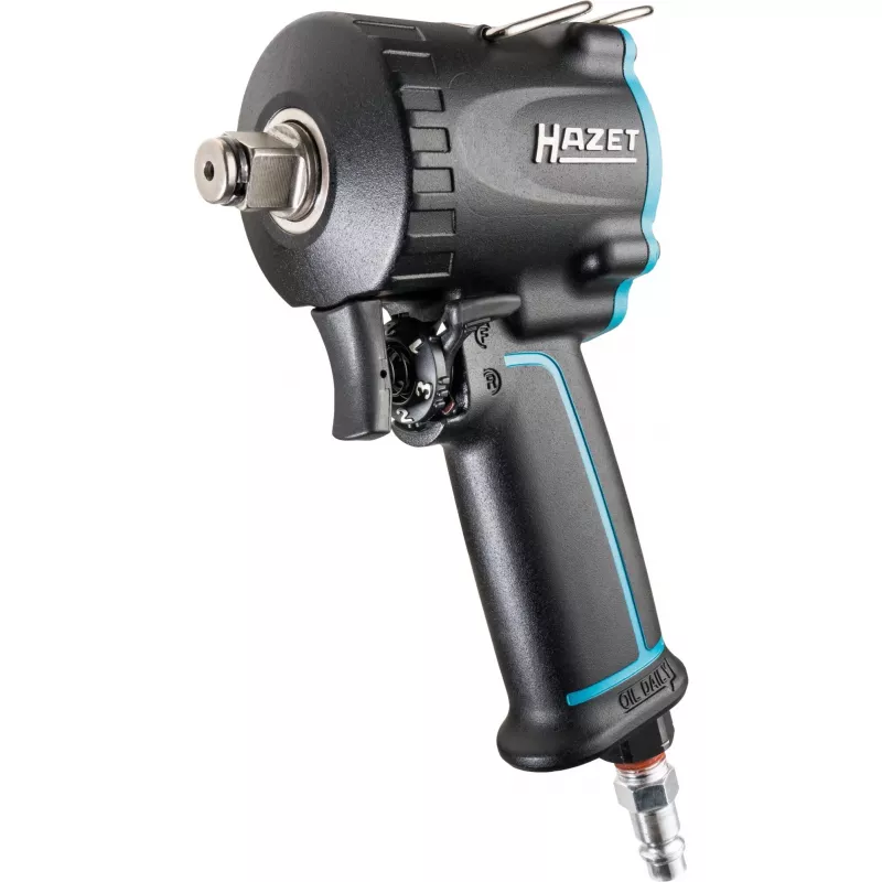 Pneimatiskais triecienuzgriežņu atslēga HAZET 9012M-1 1/2 collas 8800 RPM Melna, Zila