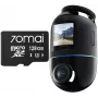 Dash Cam 70mai Omni X800 4K ar 128GB 70mai SD karti, Melns