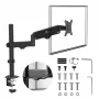 Monitora stiprinājums MACLEAN MC-135 gāzes atspere 17 inch–32 inch ekrāniem, slodze 2–10 kg, melns