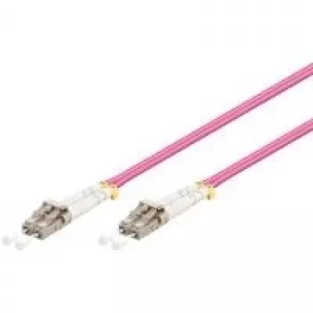 GOOBAY 95936 optiskās šķiedras kabelis LC–LC multimode 50 µm, rozā