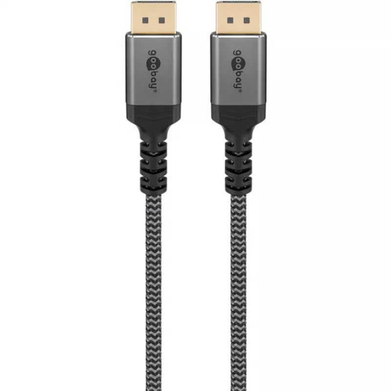 Goobay 75686 - DisplayPort 2.x kabelis 16K 60 Hz - kabelis - digitāls/displejs/video (75686)