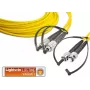 Lightwin LDP-09 FC-ST 20.0 Duplex LWL Patch Cable, SM, FC - ST
