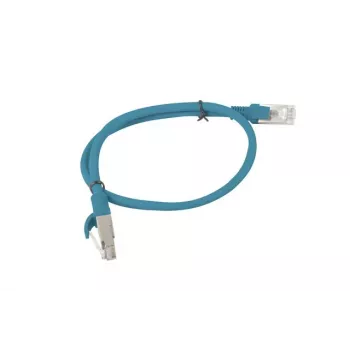 Tīkla kabelis LANBERG RJ-45 Cat5e PCU5-10CC-0050-B, 0,5 m, U/UTP, CCA, zils
