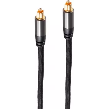 Optiskais audio kabelis TOSLINK ShiverPeaks BS20-45055 5m Melns