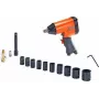 B&D Triecienuzgriežņu atslēga 1/2 inch + uzgaļu komplekts 10 gab.