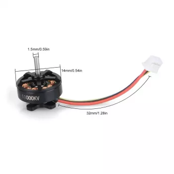 BetaFPV 1103 Bezsuku motors dronam 11000KV_2S, 1 gab.