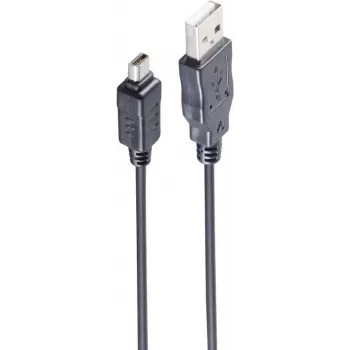 Kamerācijas kabelis ShiverPeaks BS77372 1,5 m Melns USB-A