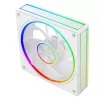 Datora korpusa ventilators MODECOM VOLCANO LOOP 120 ARGB Reverse Fan White 120 mm, PWM, 400–1400 RPM